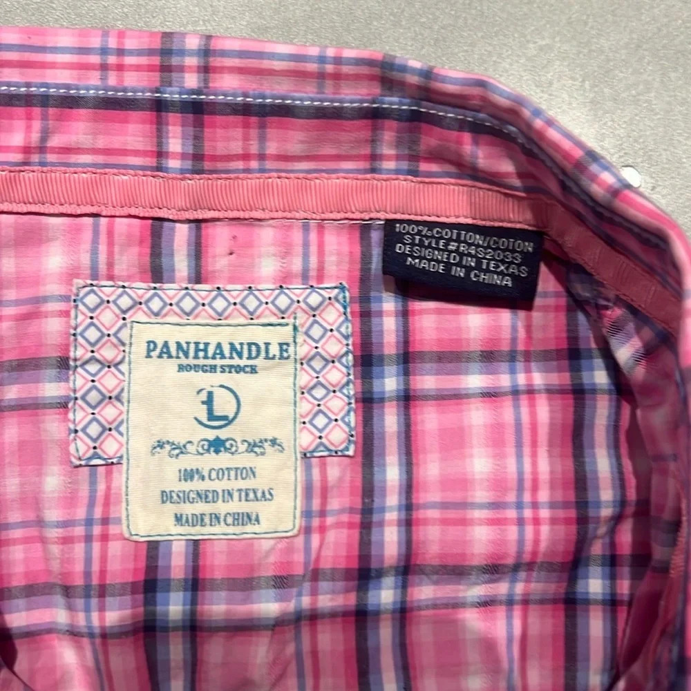 Panhandle Rough Stock Western Snap Button Shrit - Picture 2 of 9